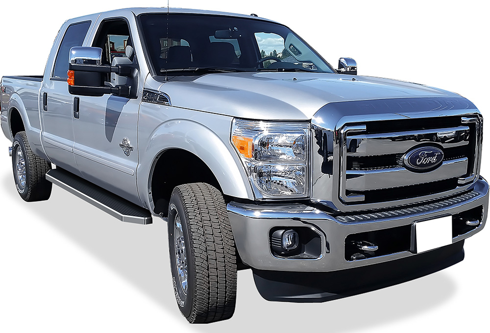 1999-2016 Ford F-250/F-350/F-450/F-550 Super Duty Crew Cab Both Sides Running Board-H Series