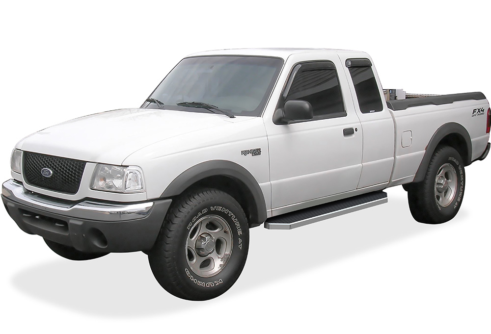 1999-2011 Ford Ranger Super Cab 4-Door 1999-2011 Ford Ranger "EDGE" Super Cab 4-Door 1999-2011 Mazda B-Series Super Cab 4-Door Both Sides Running Board-H Series