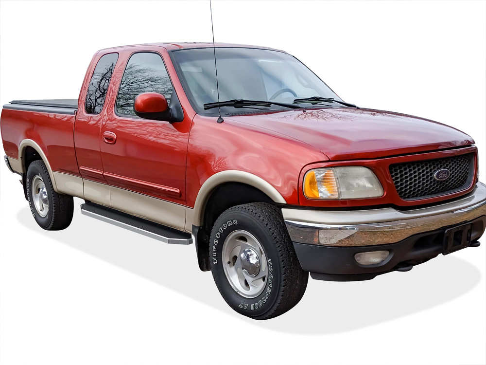1999-2003 Ford F-150/F-250LD Super Cab (Incl. 2004 Heritage Model) Both Sides Running Board-H Series