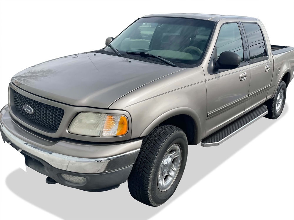 2001-2003 Ford F-150 SuperCrew Cab 4-Door (Incl. 2004 Heritage Model) Both Sides Running Board-H Series