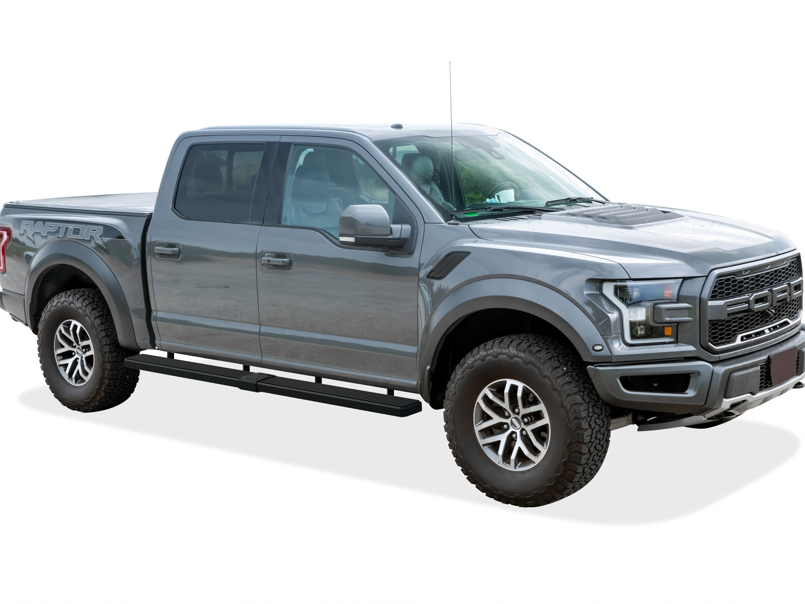 2015-2026 Ford F-150 SuperCrew Cab 2022-2026 Ford F-150 Lightning SuperCrew Cab 2017-2026 Ford F-250/F-350 /F-450/F-550 Super Duty Crew Cab For 5.5 ft Bed Only Both Sides iStep W2W 6 Inch Stainless Steel