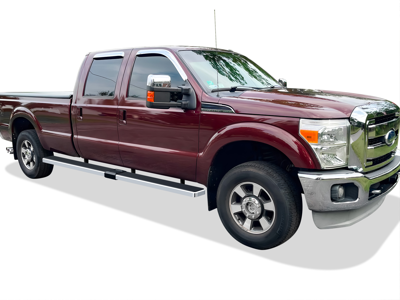 1999-2016 Ford F-250/F-350/F-450/F-550 Super Duty Crew Cab 6.5 ft Bed Both Sides iStep W2W 6 Inch Stainless Steel