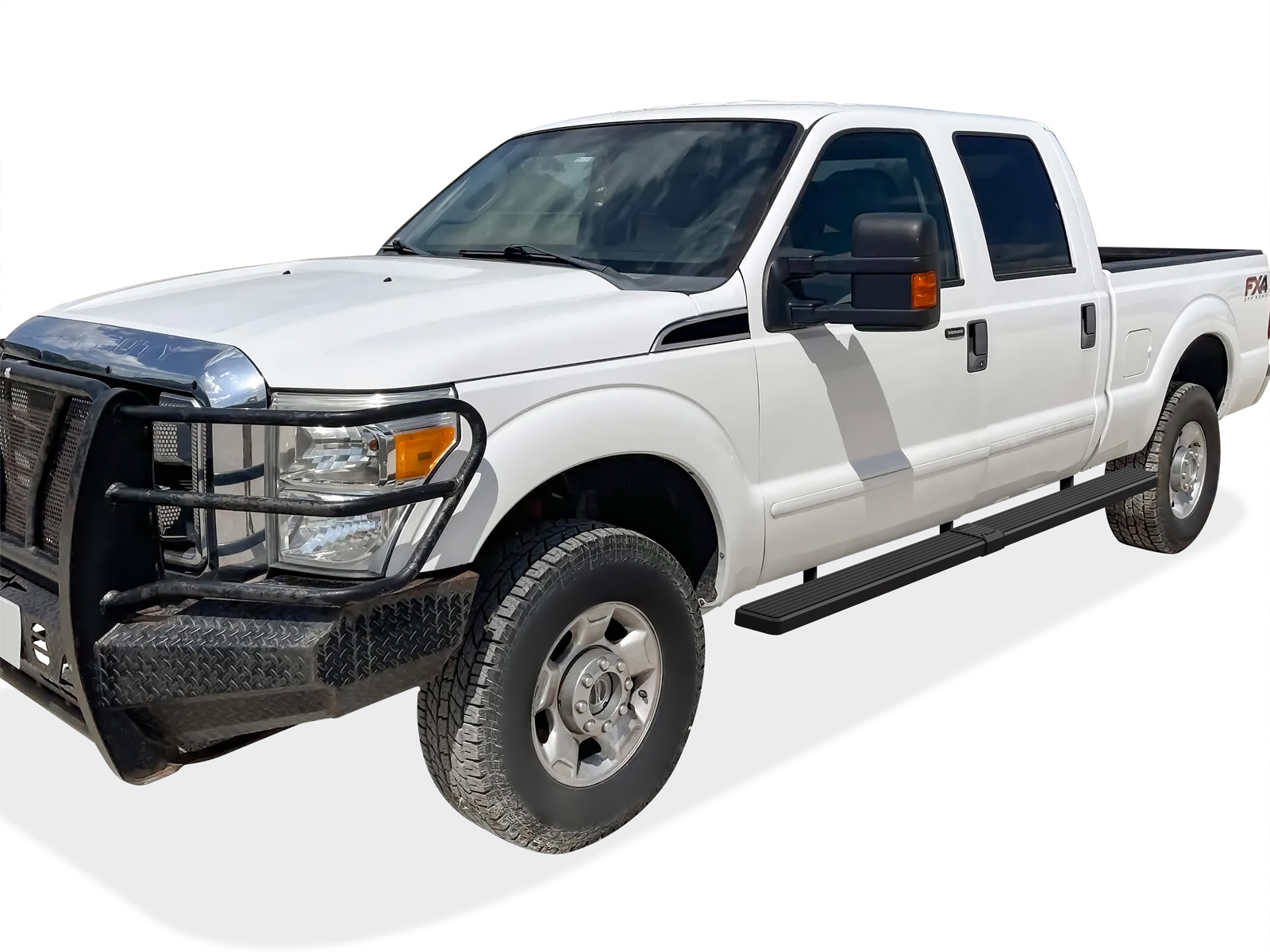 1999-2016 Ford F-250/F-350/F-450/F-550 Super Duty Crew Cab 5.5 ft Bed Both Sides iStep W2W 6 Inch Stainless Steel