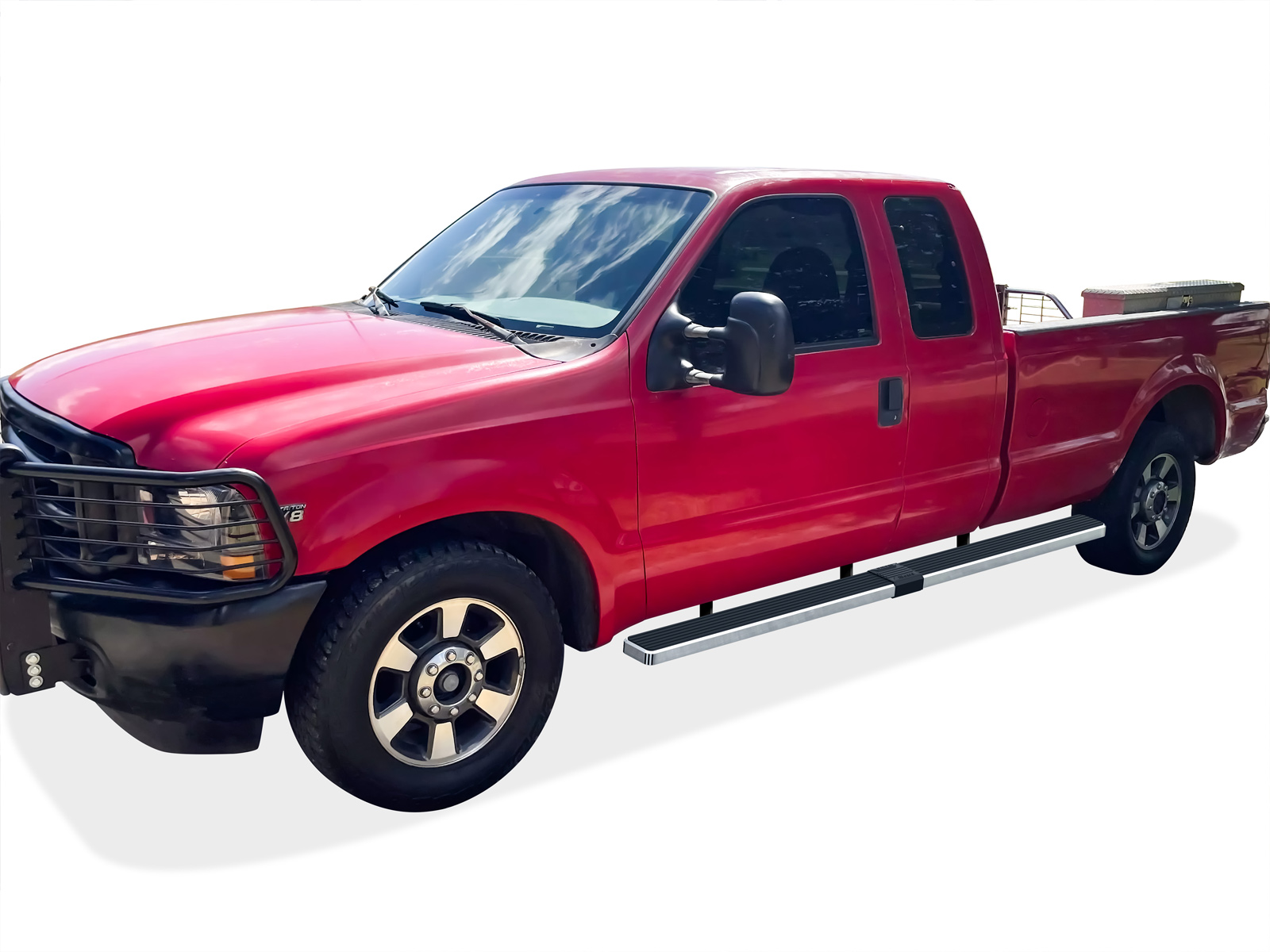 1999-2016 Ford F-250/F-350/F-450/F-550 Super Duty Super Cab 6.5 ft Bed Both Sides iStep W2W 6 Inch Stainless Steel