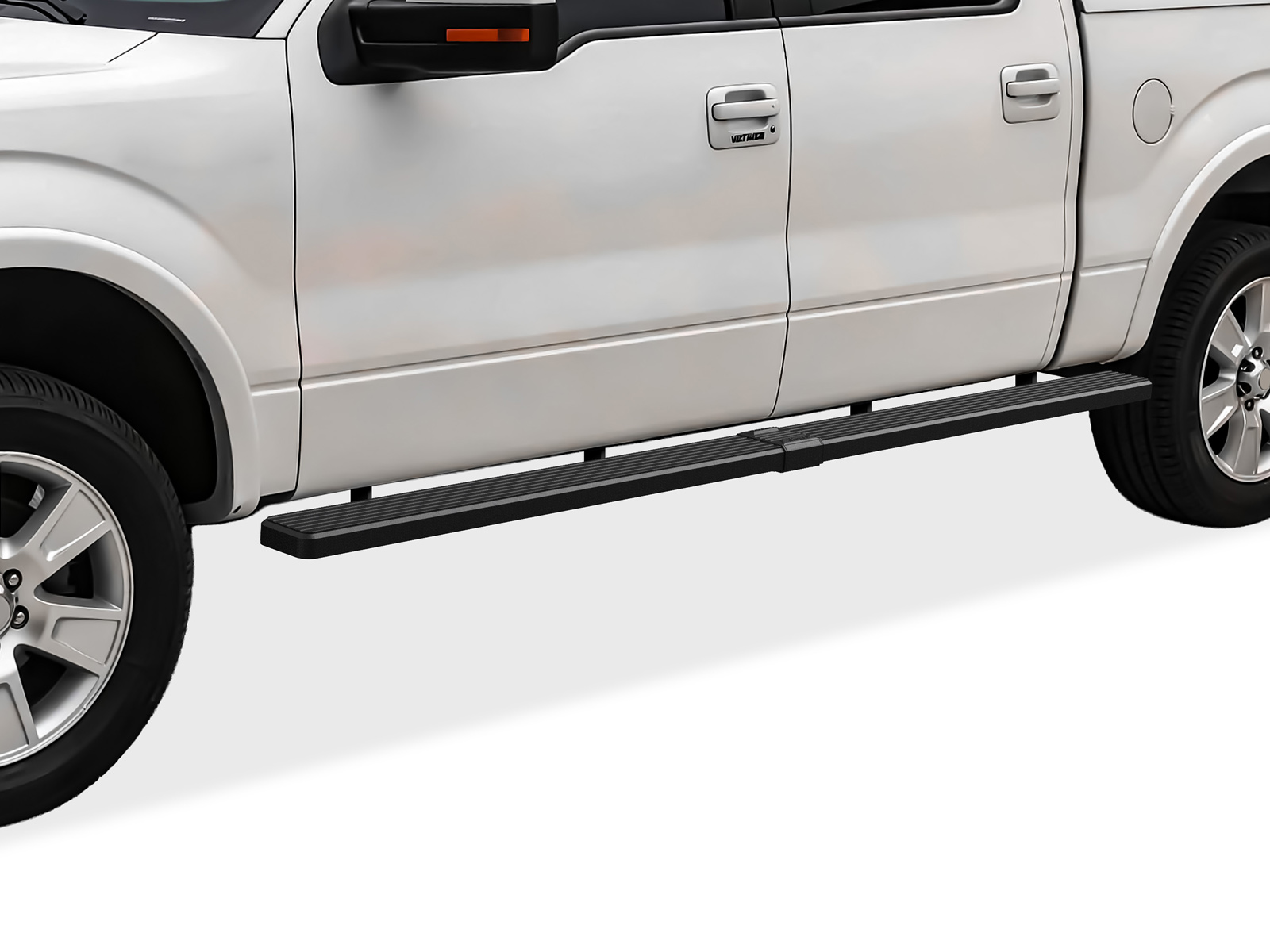 2009-2014 Ford F-150 SuperCrew Cab 5.5 ft Bed Both Sides iStep W2W 5 Inch Stainless Steel