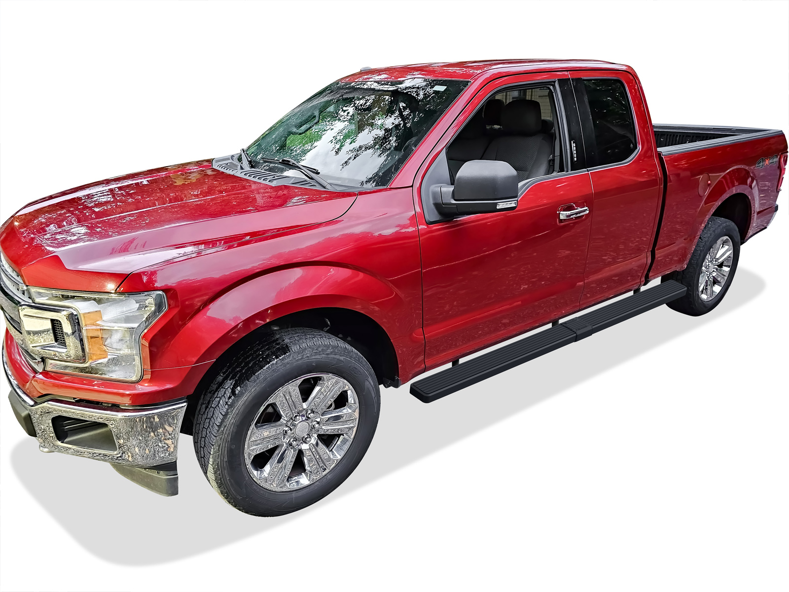 2015-2026 Ford F-150 Super Cab 6.5 ft Bed 2017-2026 Ford F-250/F-350/F-450/F-550 Super Duty Super Cab 6.5 ft Bed Both Sides iStep W2W 5 Inch Stainless Steel