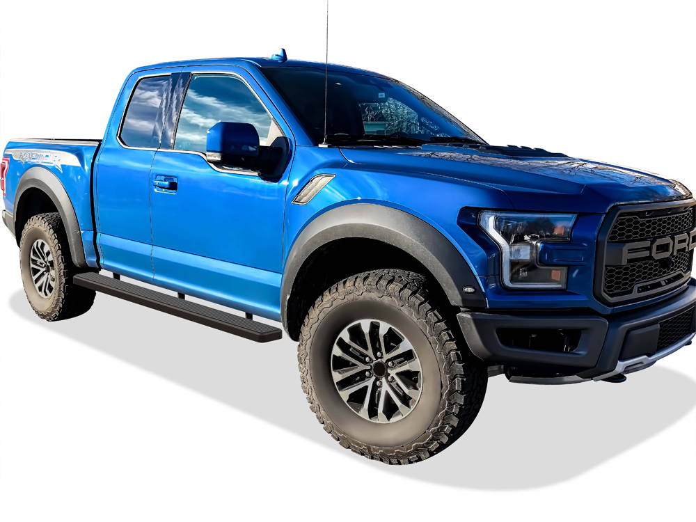 2015-2026 Ford F-150 Super Cab 5.5ft Bed 2017-2026 Ford F-250/F-350/F-450/F-550 Super Cab 5.5ft Bed Both Sides iStep W2W 5 Inch Stainless Steel