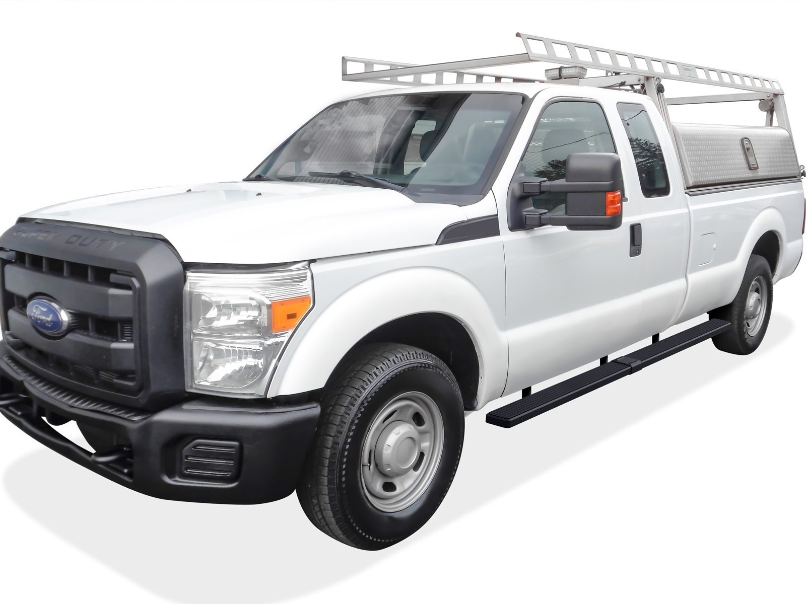 1999-2016 Ford F-250/F-350/F-450/F-550 Super Duty Super Cab 6.5 ft Bed Both Sides iStep W2W 5 Inch Stainless Steel
