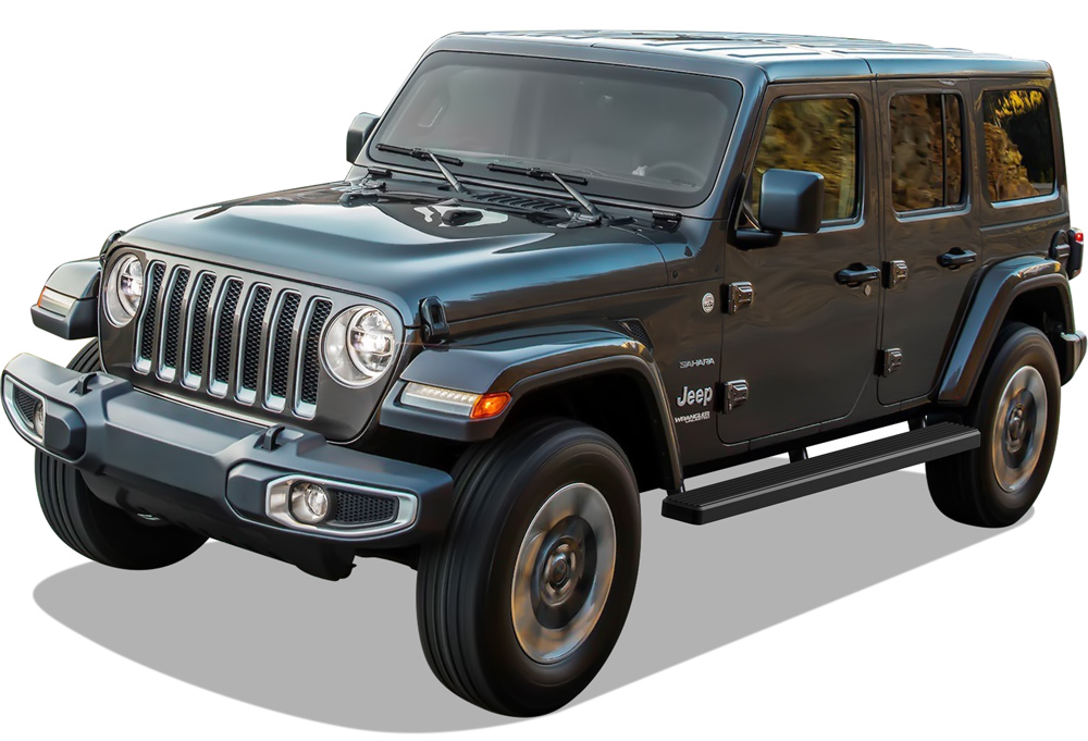 2018-2026 Jeep Wrangler JL 4-Door; Incl. 2021-2026 4XE Both Sides iStep 4 Inch