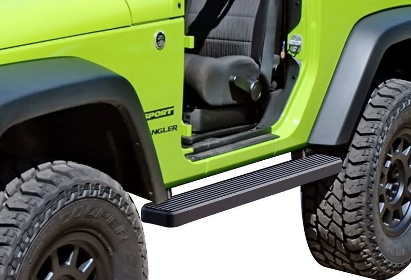 2007-2018 Jeep Wrangler JK 2-Door(Factory sidesteps or rock rails have to be removed)  iStep 4 Inch