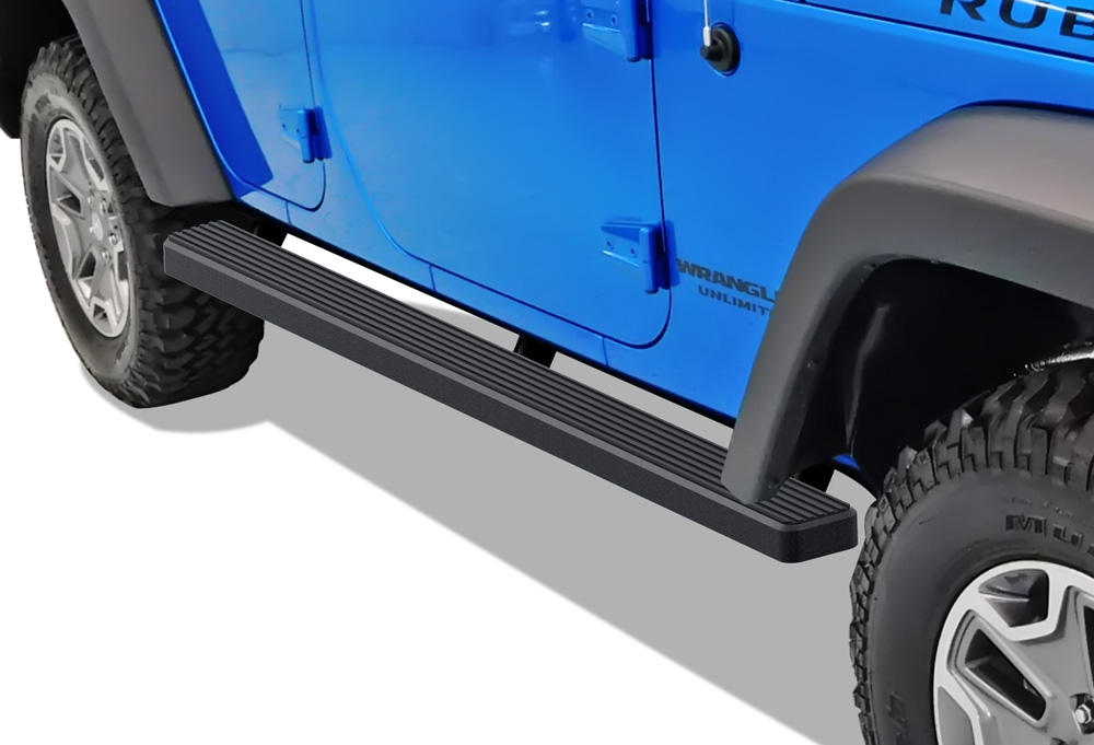 2007-2018 Jeep Wrangler JK 4-Door(Factory sidesteps or rock rails have to be removed) Both Sides iStep 4 Inch