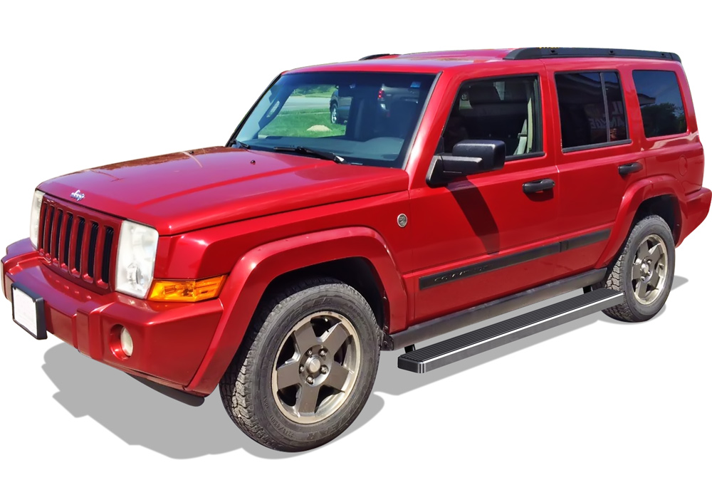 2006-2011 Jeep Commander (7 Passenger Commander W/Rear A/C Only) Both Sides iStep 5 Inch Stainless Steel