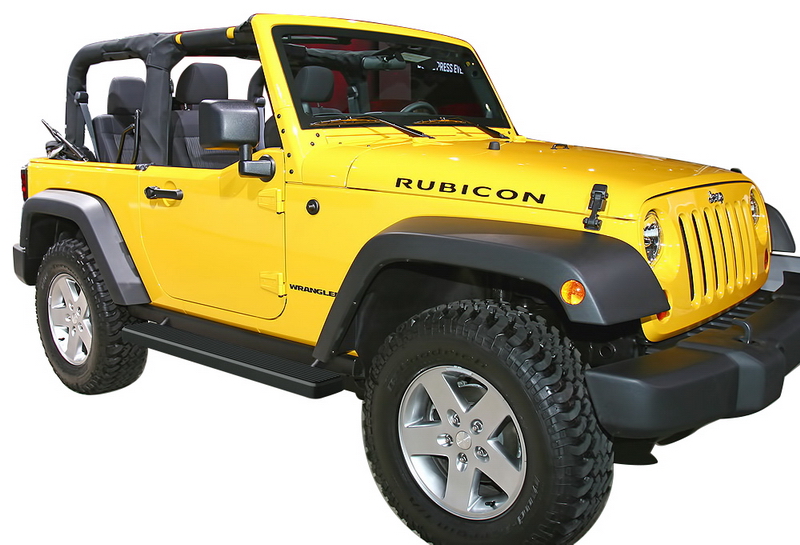 2007-2018 Jeep Wrangler JK 2-Door(Factory sidesteps or rock rails have to be removed) Both Sides iStep 5 Inch Stainless Steel