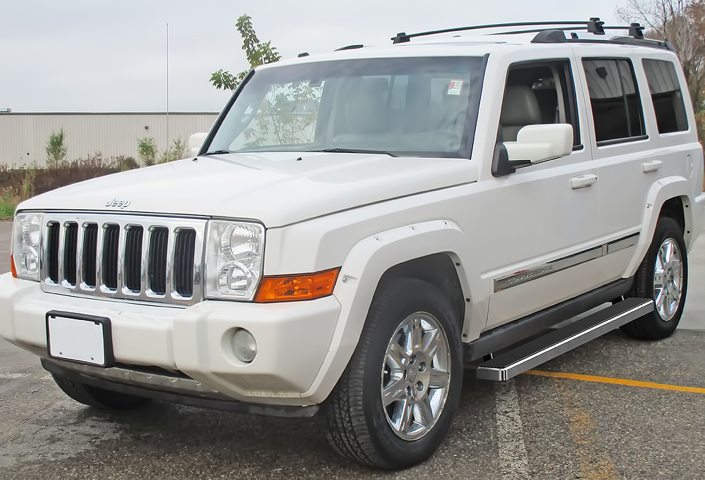 2005-2010 Jeep Grand Cherokee (Excl. SRT and Trail Hawk Models) 2005-2010 Jeep Commander (W/5 Passenger Seating W/O Rear A/C) Both Sides iStep 5 Inch Stainless Steel