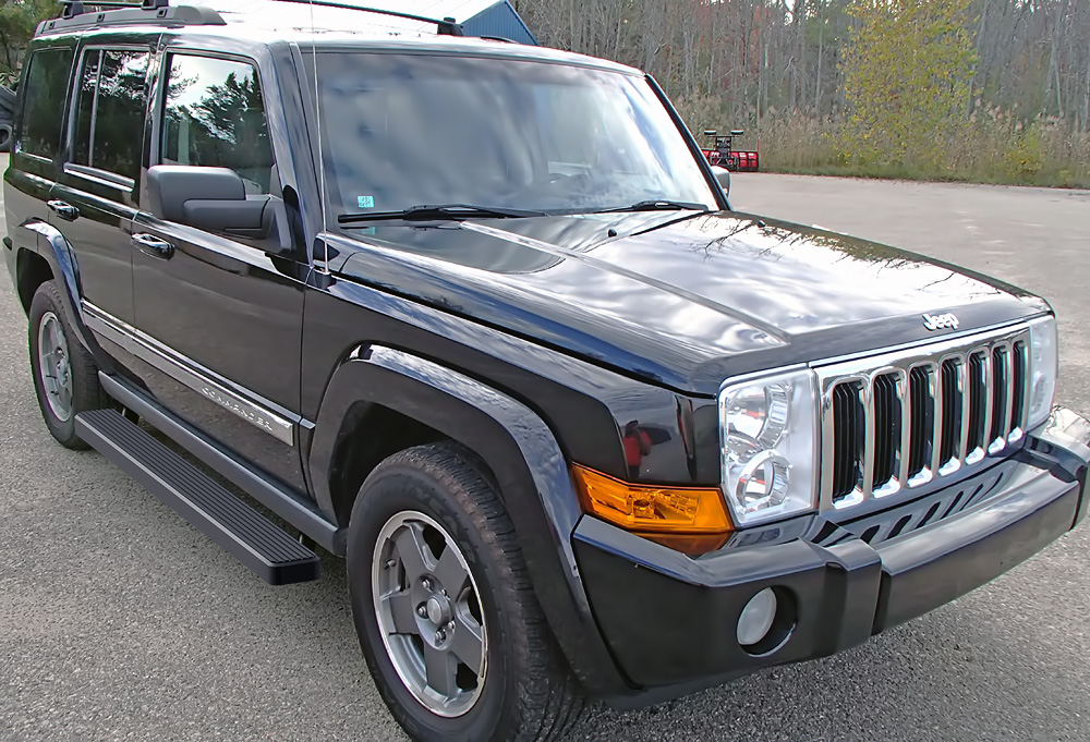 2005-2010 Jeep Grand Cherokee (Excl. SRT and Trail Hawk Models) 2005-2010 Jeep Commander (W/5 Passenger Seating W/O Rear A/C) Both Sides iStep 5 Inch Stainless Steel