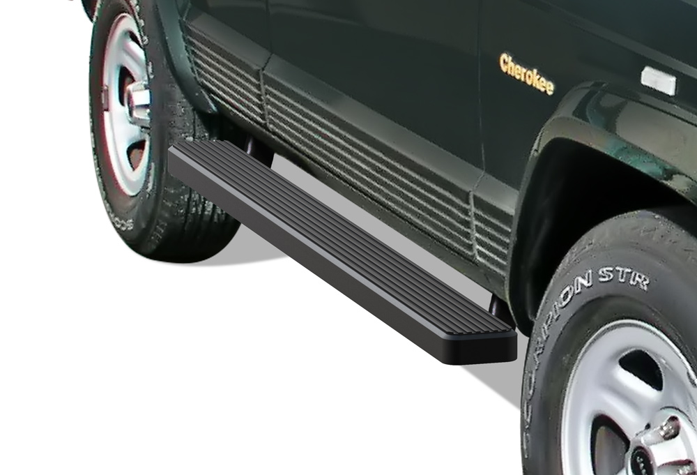 1984-2000 Jeep Cherokee 4-Door ONLY Both Sides iStep 5 Inch Stainless Steel