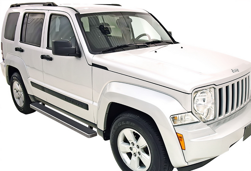 2008-2013 Jeep Liberty Both Sides iStep 5 Inch Stainless Steel