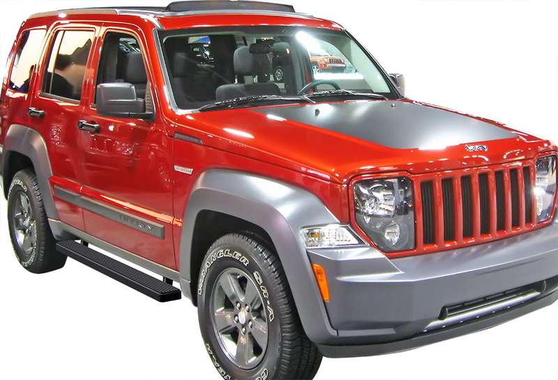 2008-2013 Jeep Liberty Both Sides iStep 5 Inch Stainless Steel