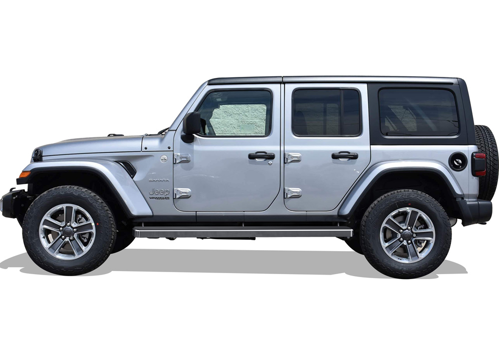 2018-2026 Jeep Wrangler JL 4-Door; Incl. 2021-2026 4XE Both Sides iStep 6 Inch Stainless Steel