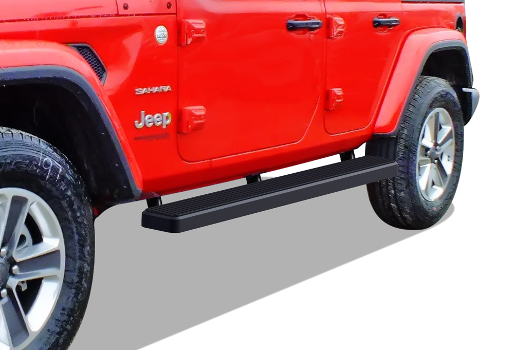 2018-2024 Jeep Wrangler JL 4-Door; Incl 2021-2024 4XE Both Sides iStep 6 Inch Stainless Steel