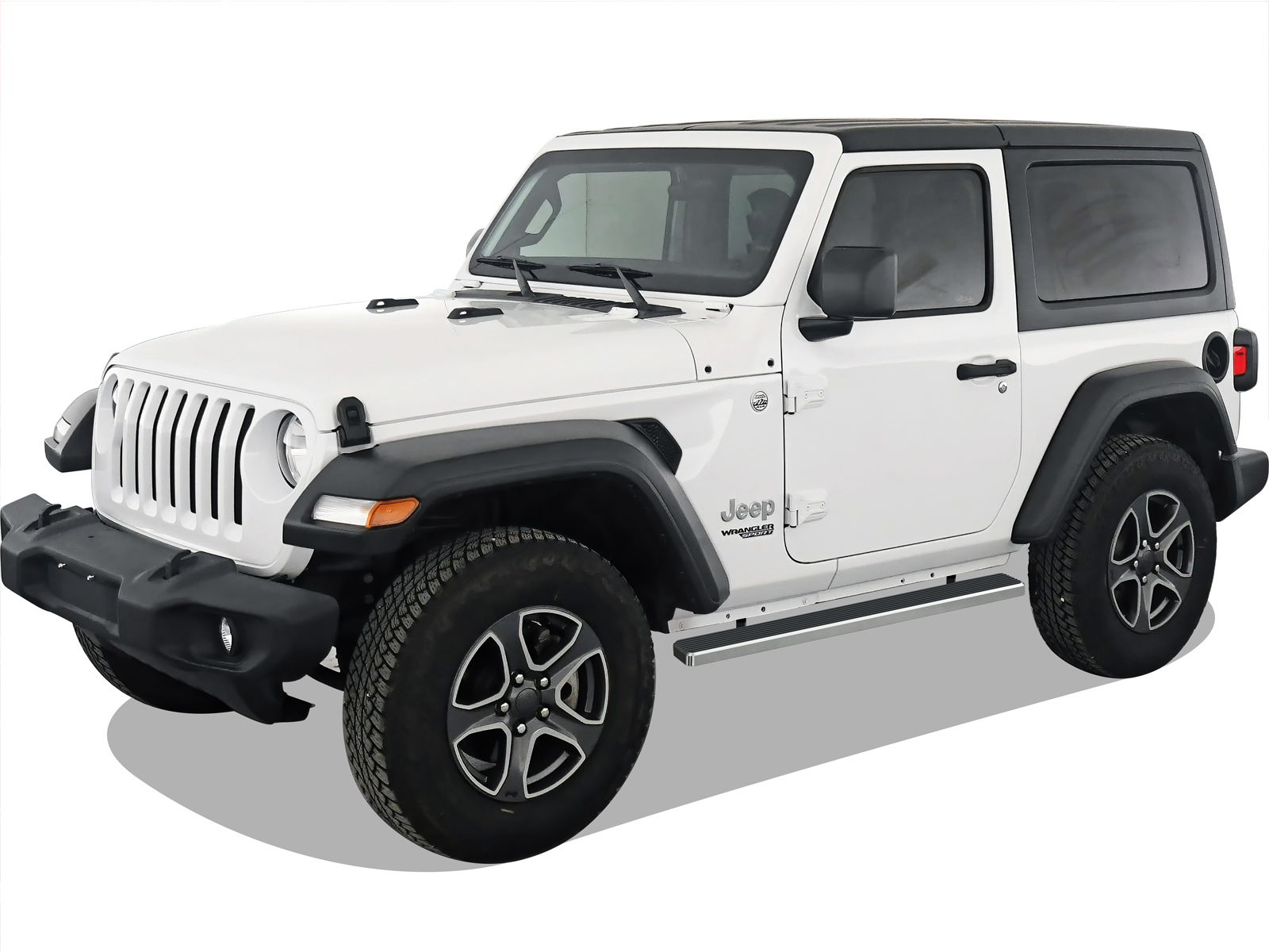 2018-2026 Jeep Wrangler JL 2-Door Both Sides iStep 6 Inch Stainless Steel