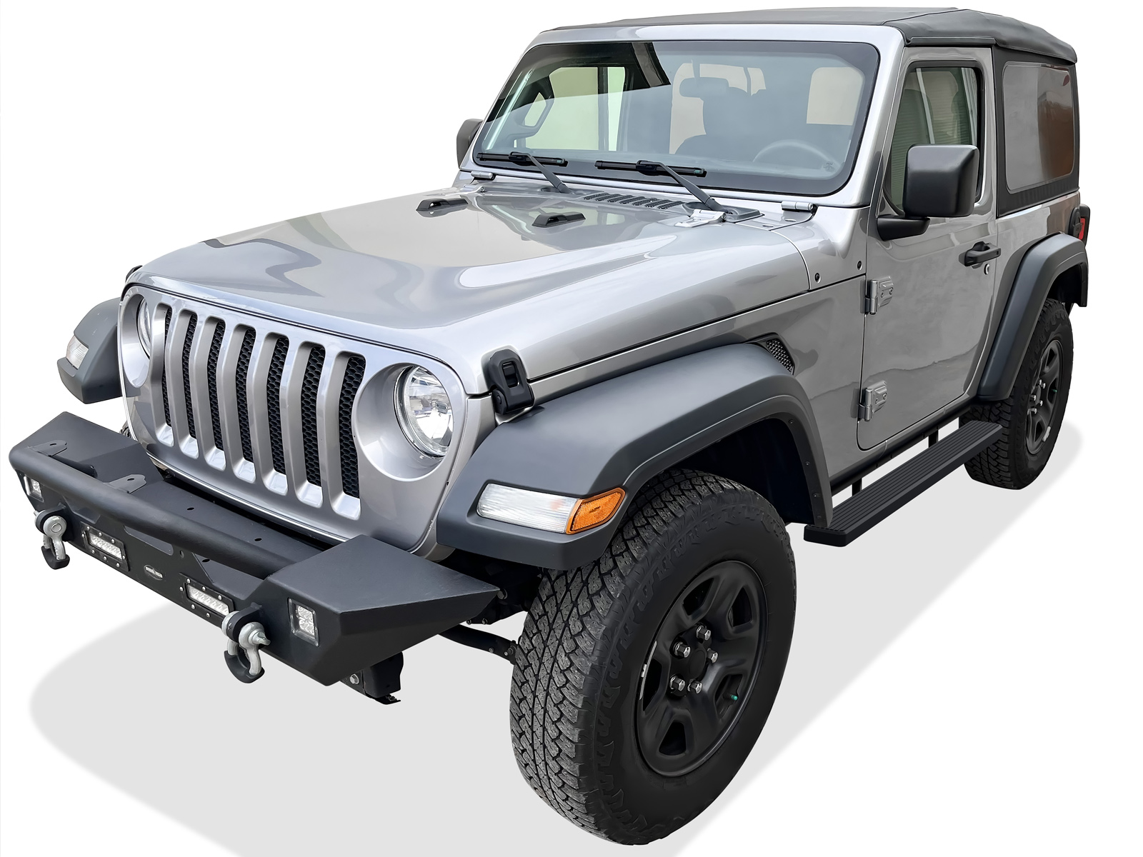 2018-2026 Jeep Wrangler JL 2-Door Both Sides iStep 6 Inch Stainless Steel