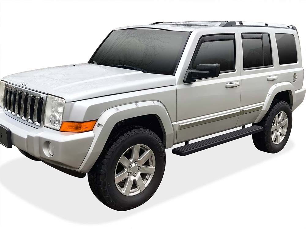 2006-2011 Jeep Commander (7 Passenger Commander W/Rear A/C Only) Both Sides iStep 6 Inch Stainless Steel