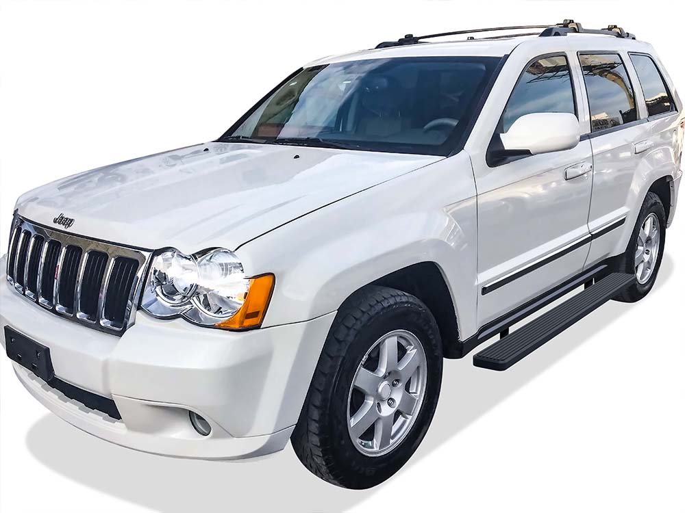 2005-2010 Jeep Grand Cherokee (Excl. SRT and Trail Hawk Models) 2005-2010 Jeep Commander (W/5 Passenger Seating W/O Rear A/C) Both Sides iStep 6 Inch Stainless Steel