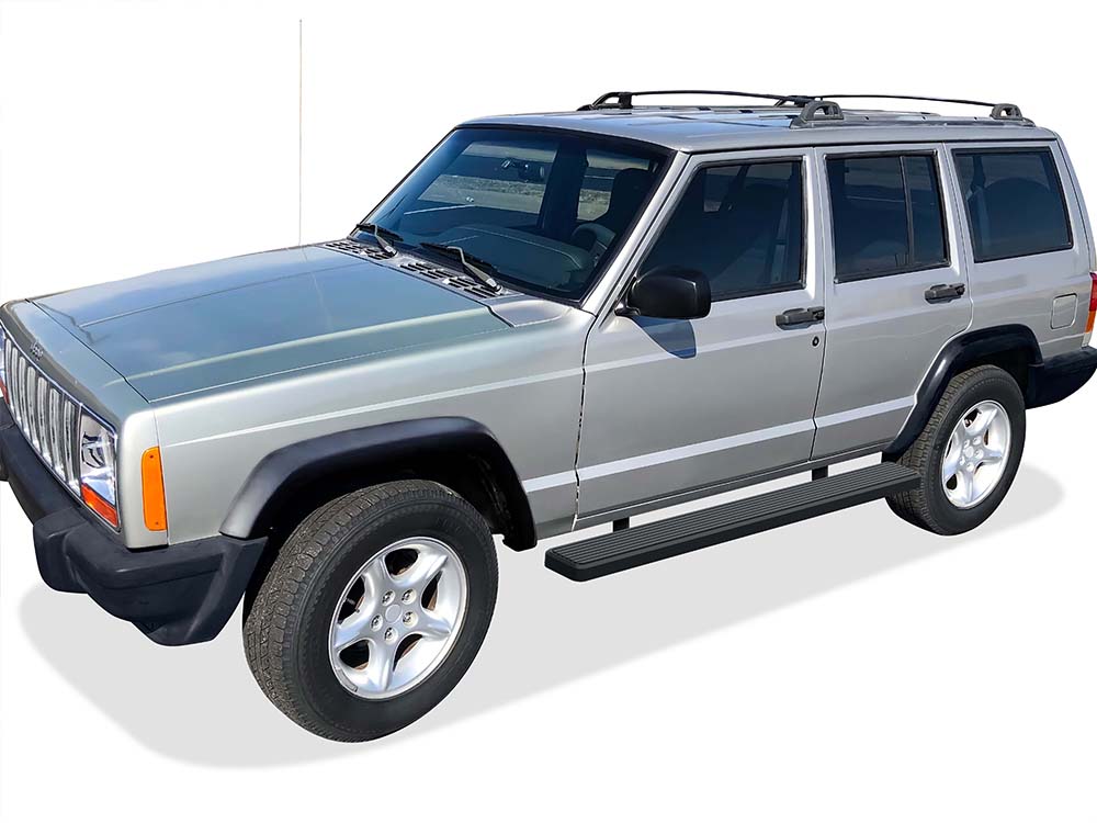 1984-2000 Jeep Cherokee 4-Door Only Both Sides iStep 6 Inch Stainless Steel