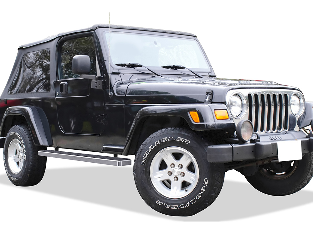 1987-2006 Jeep Wrangler Both Sides iStep 6 Inch Stainless Steel