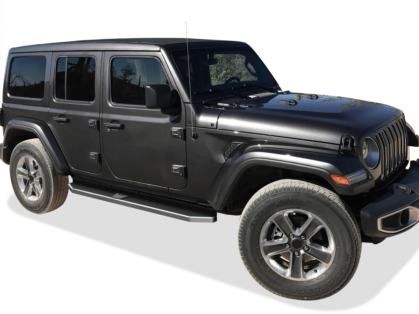 2018-2026 Jeep Wrangler JL 4-Door; Incl. 2021-2026 4XE Both Sides Running Board-H Series