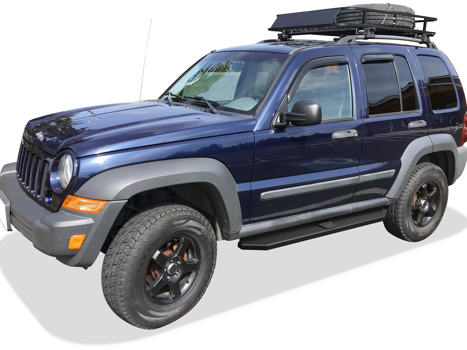 2002-2007 Jeep Liberty (*Without Mudflaps; Factory "Rock Rails" Must Be Removed If Equipped And Cannot Be Reinstalled) Both Sides Running Board-H Series