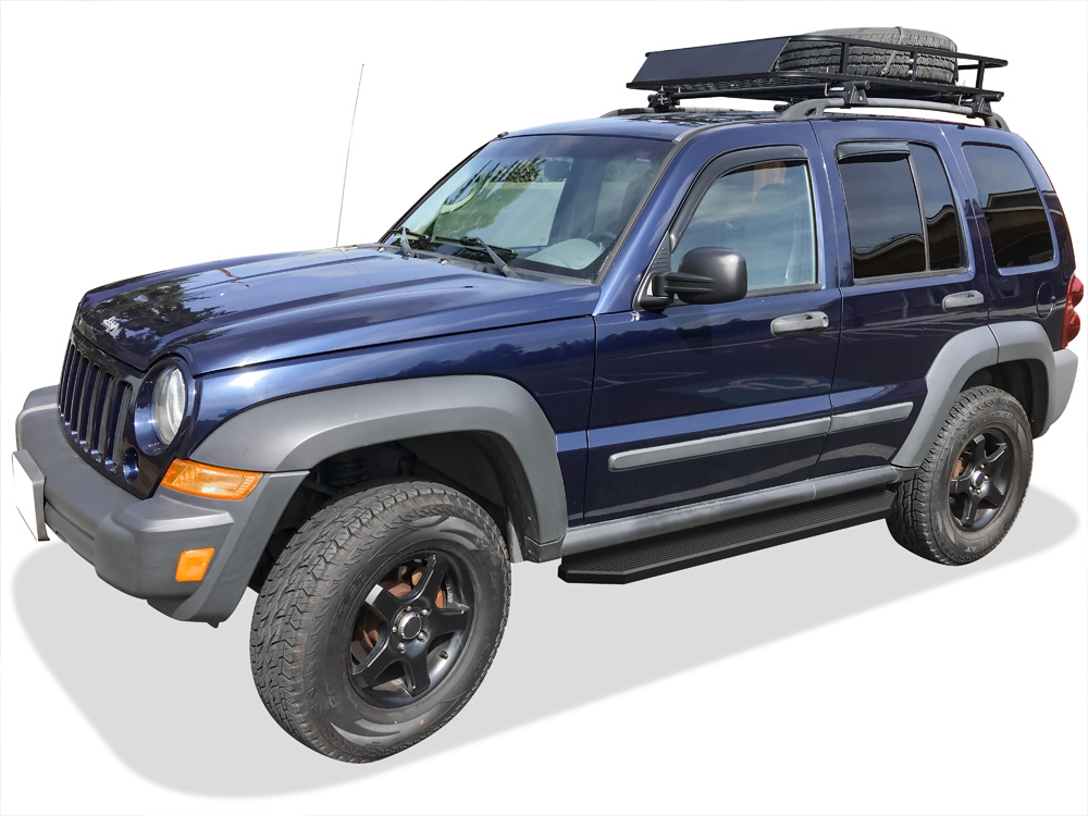 2002-2007 Jeep Liberty (*Without Mudflaps; Factory "Rock Rails" Must Be Removed If Equipped And Cannot Be Reinstalled) Both Sides Running Board-H Series