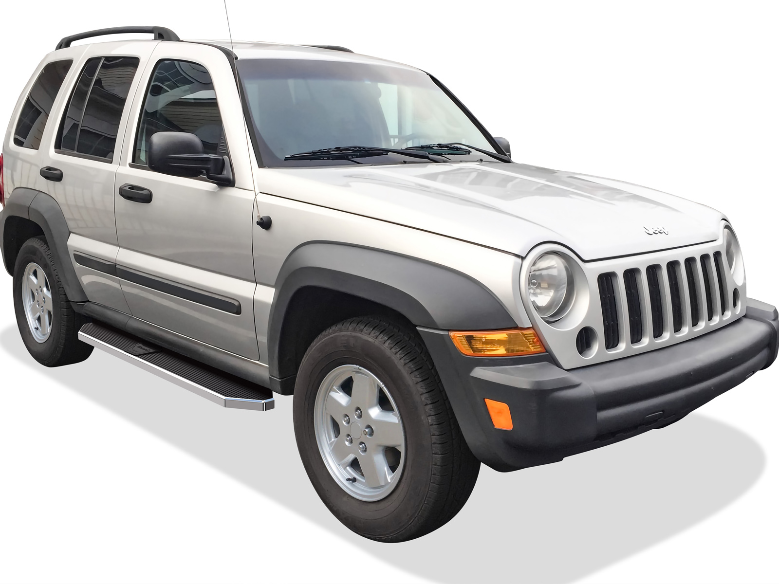 2002-2007 Jeep Liberty (*Without Mudflaps; Factory "Rock Rails" Must Be Removed If Equipped And Cannot Be Reinstalled) Both Sides Running Board-H Series