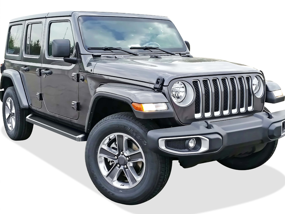 2018-2026 Jeep Wrangler JL 4-Door; Incl. 2021-2026 4XE Both Sides iRunning Board