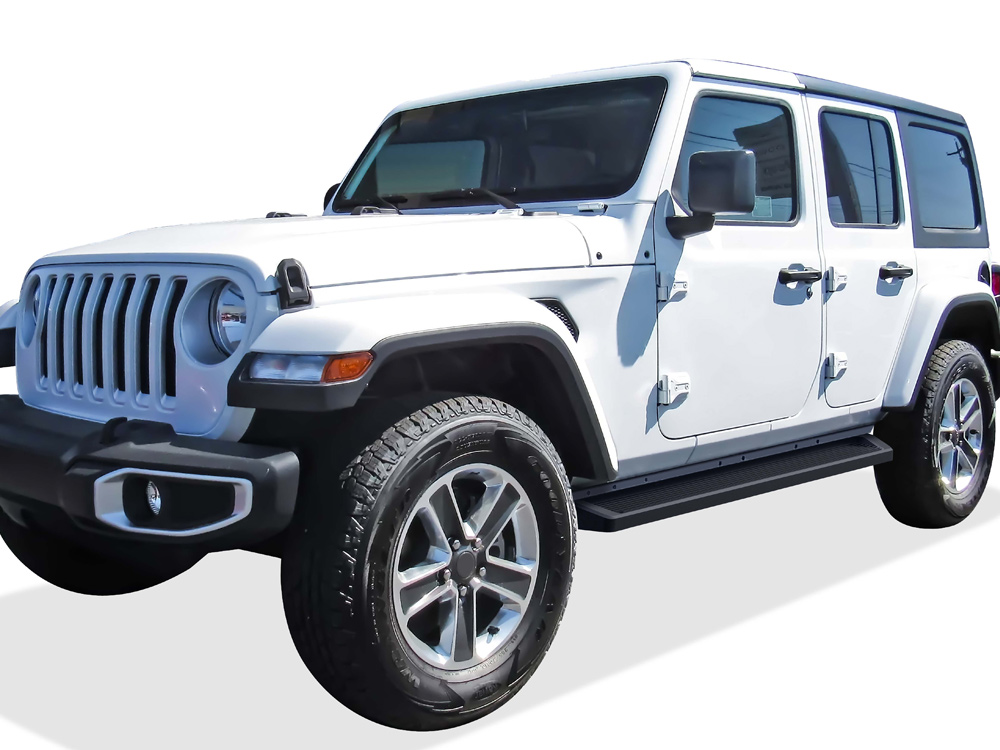 2018-2026 Jeep Wrangler JL 4-Door; Incl. 2021-2026 4XE Both Sides iRunning Board