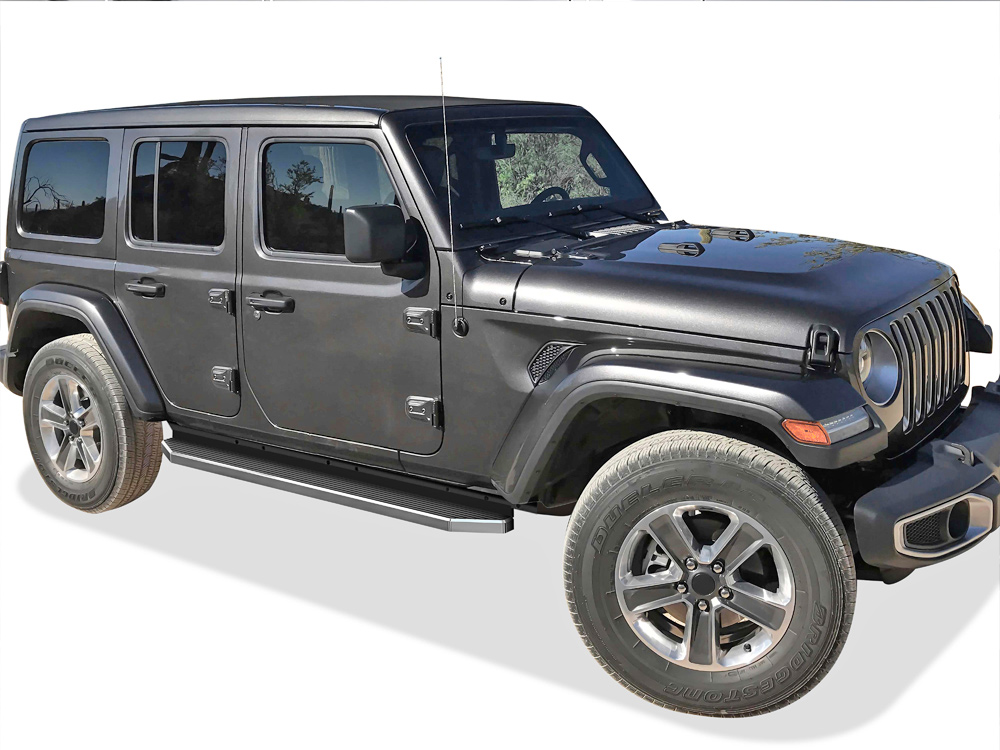 2018-2026 Jeep Wrangler JL 4-Door; Incl. 2021-2026 4XE Both Sides Running Board-H Series