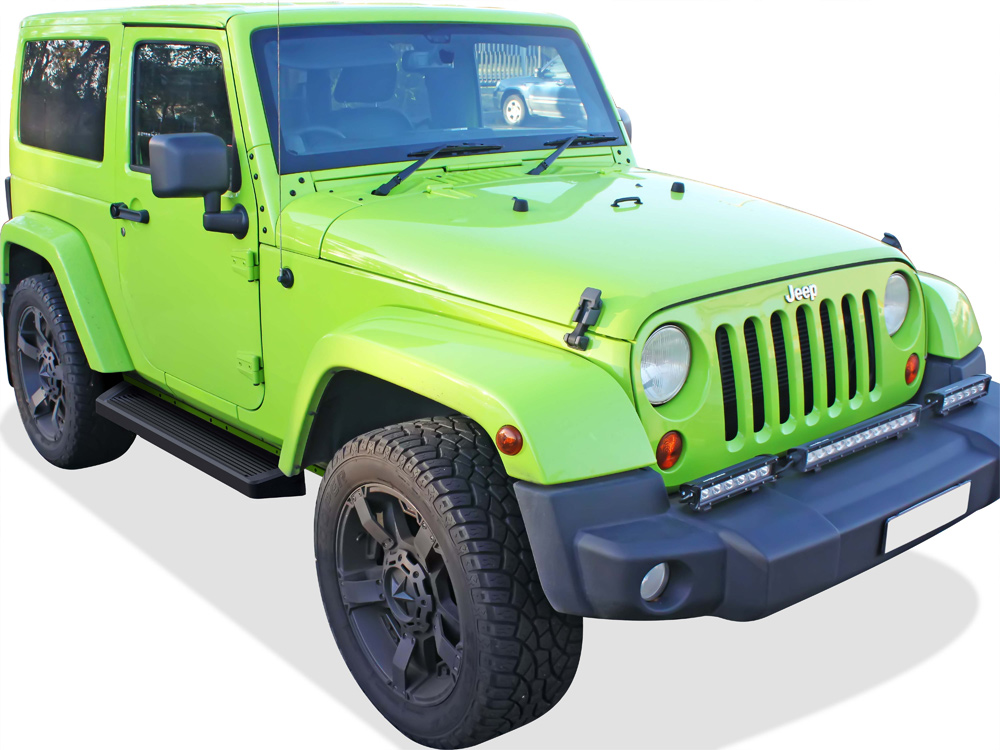 2007-2018 Jeep Wrangler JK 2-Door(Factory sidesteps or rock rails have to be removed) Both Sides iRunning Board