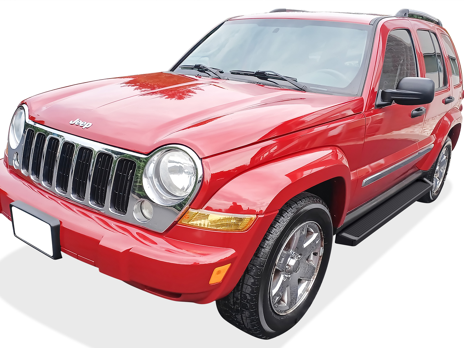 2002-2007 Jeep Liberty (*Without Mudflaps; Factory "Rock Rails" Must Be Removed If Equipped And Cannot Be Reinstalled) Both Sides iRunning Board