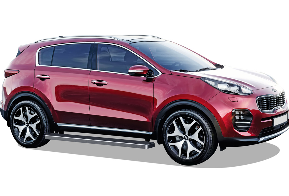 2011-2016 KIA Sportage Both Sides iStep 5 Inch Stainless Steel