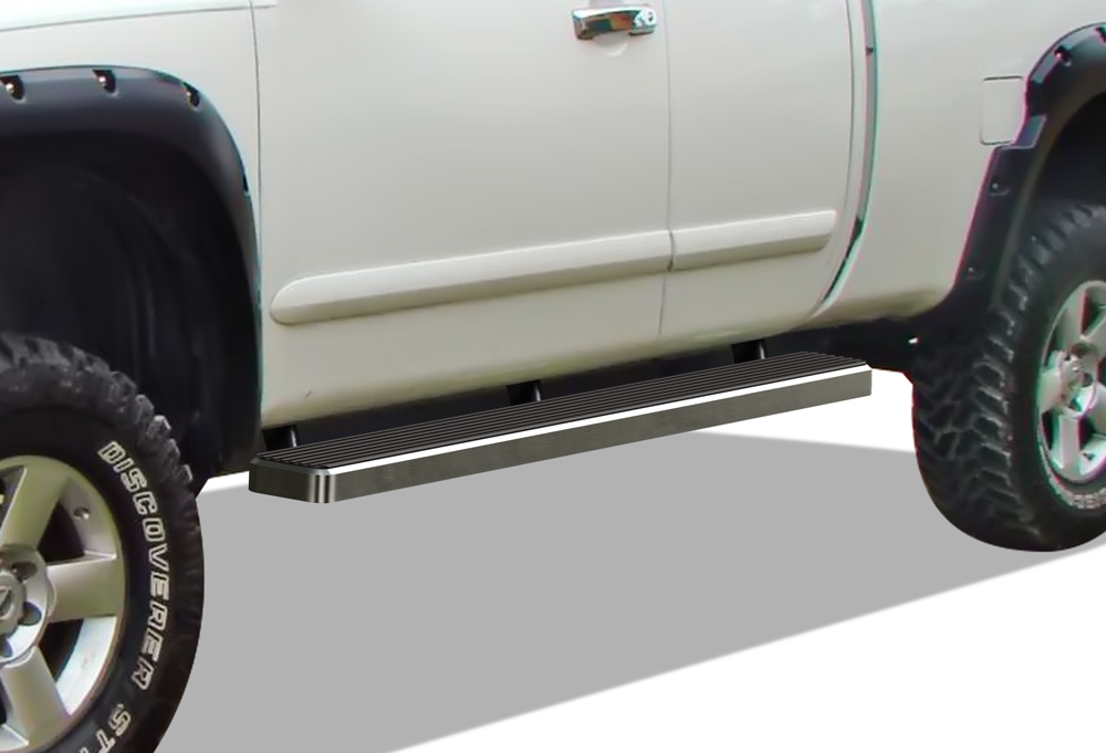 2004-2024 Nissan Titan King Cab(Exl.2016 Models)/2017-2019 Nissan Titan XD King Cab Both Sides iStep 5 Inch Stainless Steel