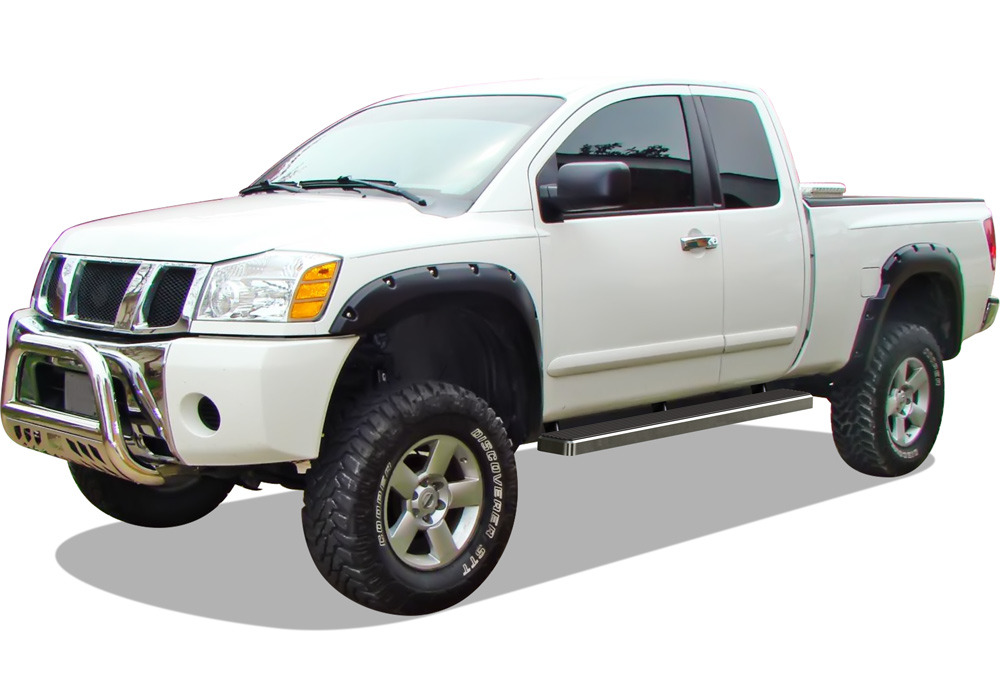 2004-2024 Nissan Titan King Cab (Exl.2016 Models) 2017-2019 Nissan Titan XD King Cab Both Sides iStep 5 Inch Stainless Steel