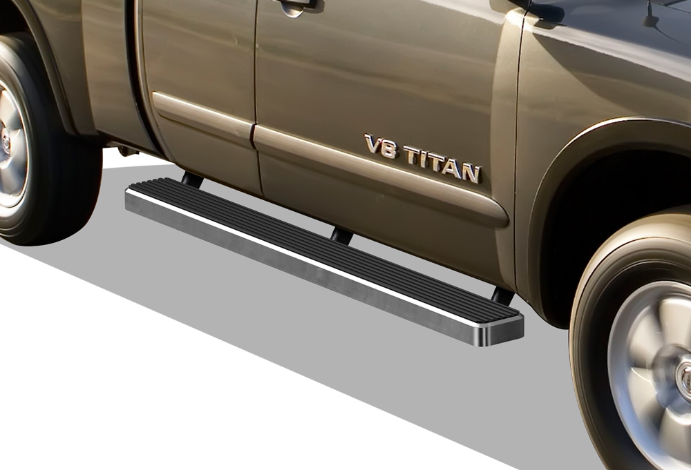 2005-2024 Nissan Frontier King Cab 2005-2012 Suzuki Equator Extra Cab Both Sides iStep 5 Inch Stainless Steel