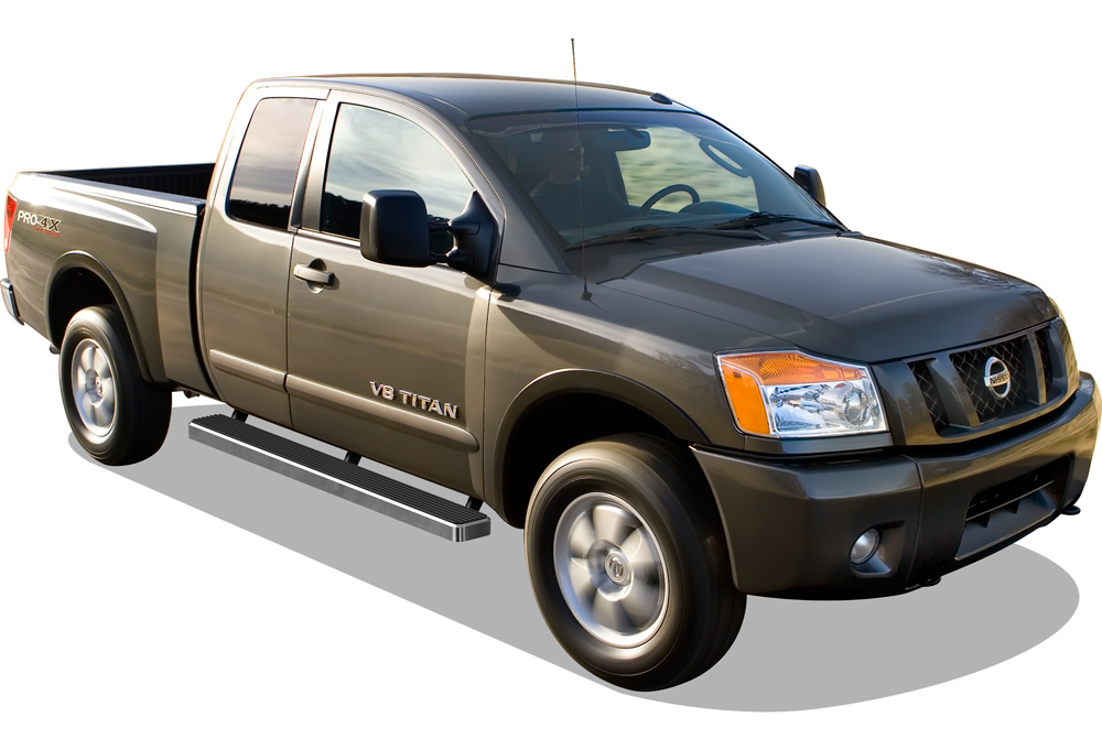2005-2026 Nissan Frontier King Cab 2005-2012 Suzuki Equator Extra Cab Both Sides iStep 5 Inch Stainless Steel