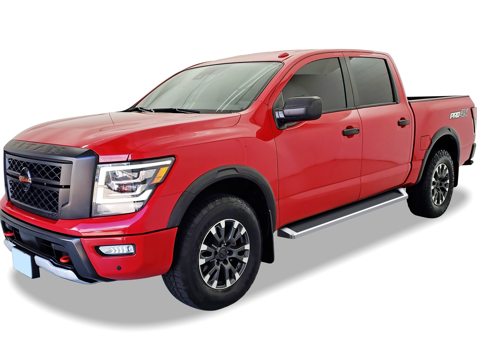 2004-2024 Nissan Titan Crew Cab (Exl. 2016 Models) 2016-2024 Nissan Titan XD Crew Cab Both Sides iRunning Board