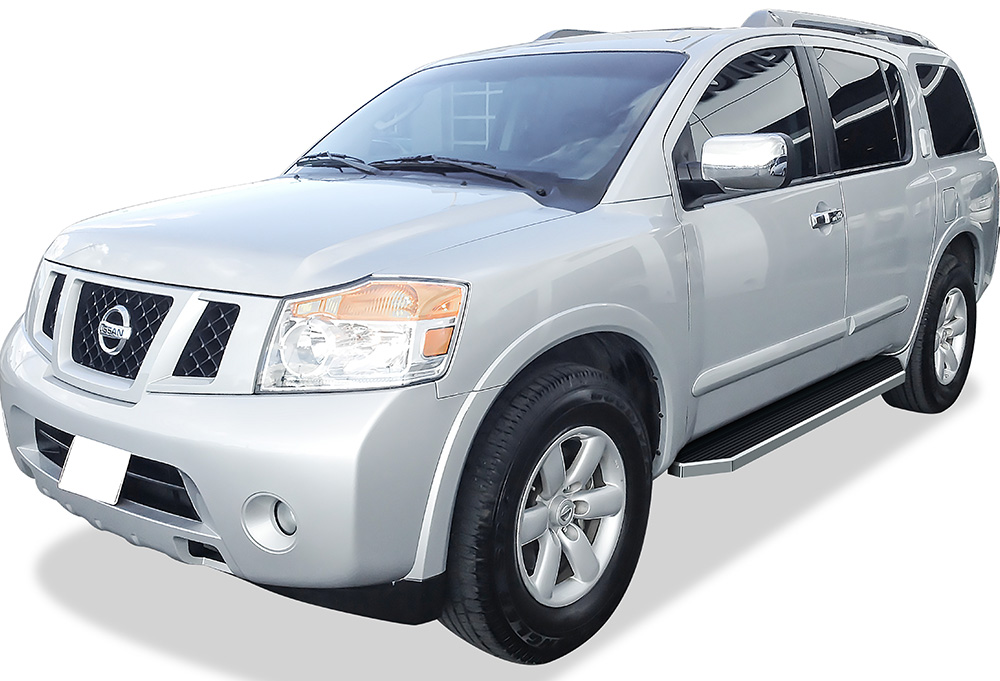 2004-2024 Nissan Titan Crew Cab (Exl. 2016 Models) 2016-2024 Nissan Titan XD Crew Cab Both Sides Running Board-H Series