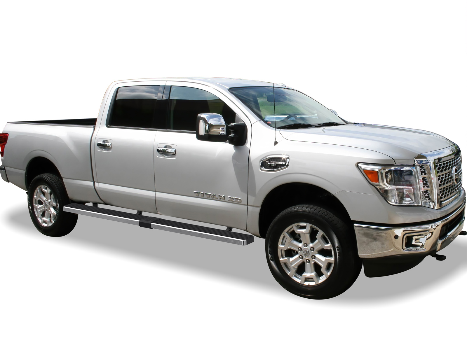 2005-2026 Nissan Frontier Crew Cab 6 ft Bed Both Sides iStep W2W 5 Inch Stainless Steel