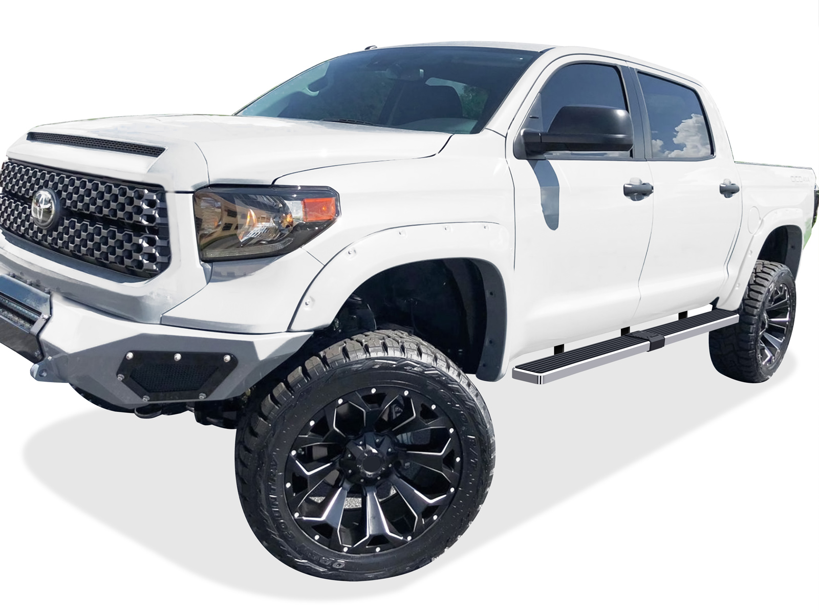 2007-2021 Toyota Tundra CrewMax Cab Both Sides iStep 5 Inch Stainless Steel