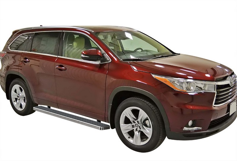 2008-2019 Toyota Highlander Gas & Hybrid (Cutting required) Both Sides iStep 6 Inch Stainless Steel