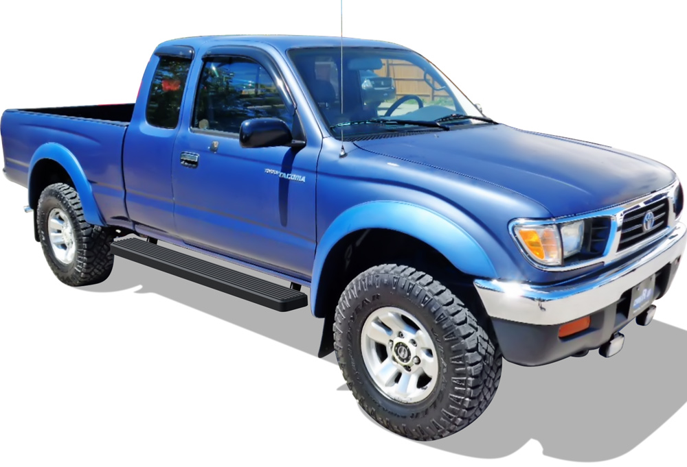 1995-2004 Toyota Tacoma Extended Cab (4WD or Prerunner 2/4WD) Both Sides iStep 6 Inch Stainless Steel